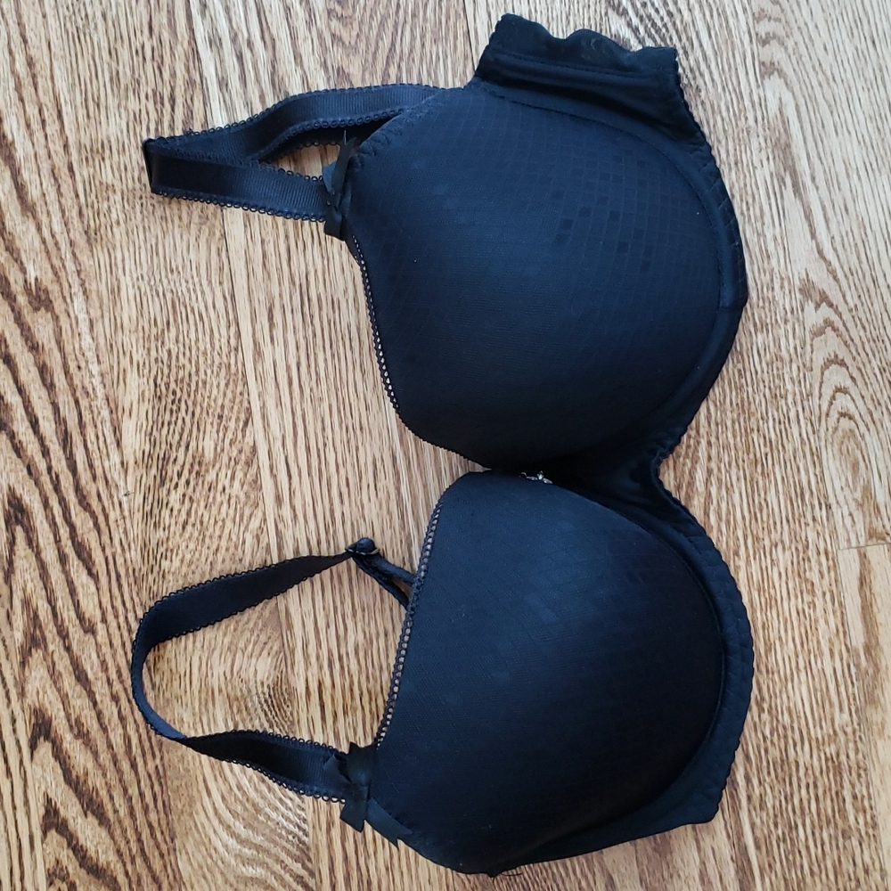 (30FF) Curvy Kate Padded Support Bra Everyday Nightwear Bow Accent Charm